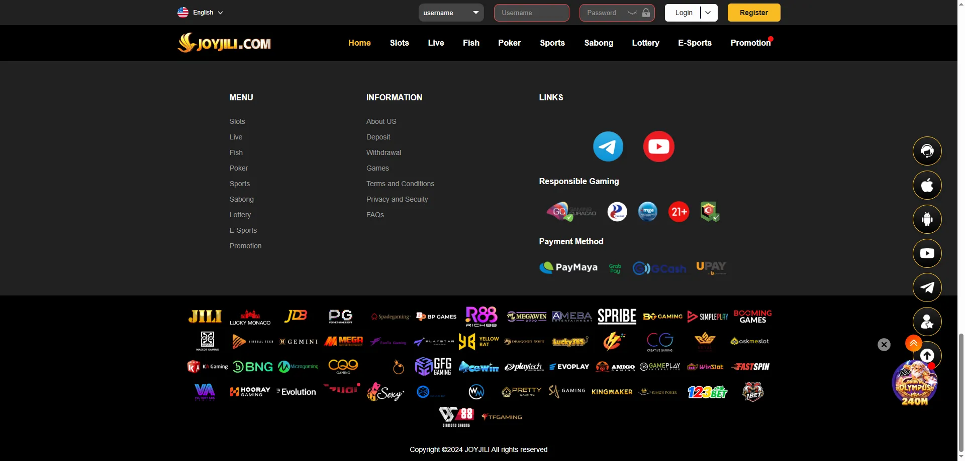 Joyjili casino mobile app for Android — download and play on the go